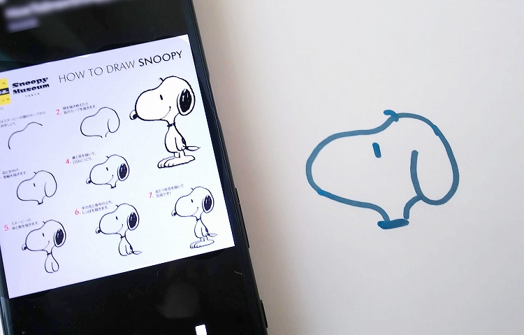 スヌーピーを描いてみよう Column Snoopy Co Jp 日本のスヌーピー公式サイト