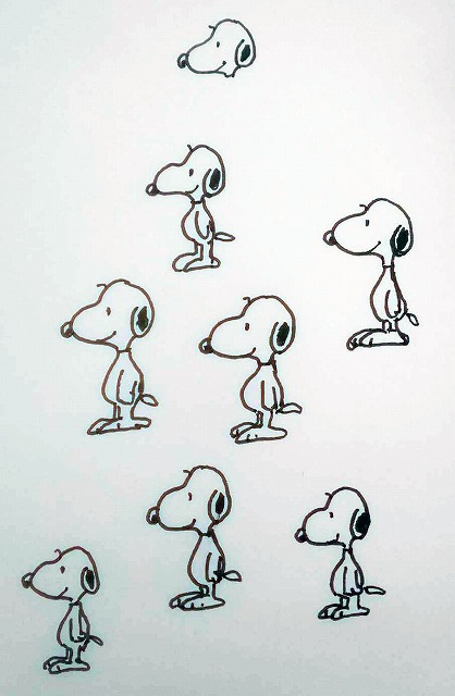 スヌーピーを描いてみよう Column Snoopy Co Jp 日本のスヌーピー公式サイト