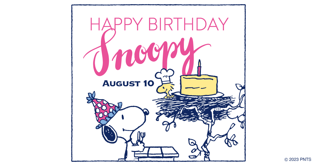 Happy Birthday Snoopy Snoopy Co Jp