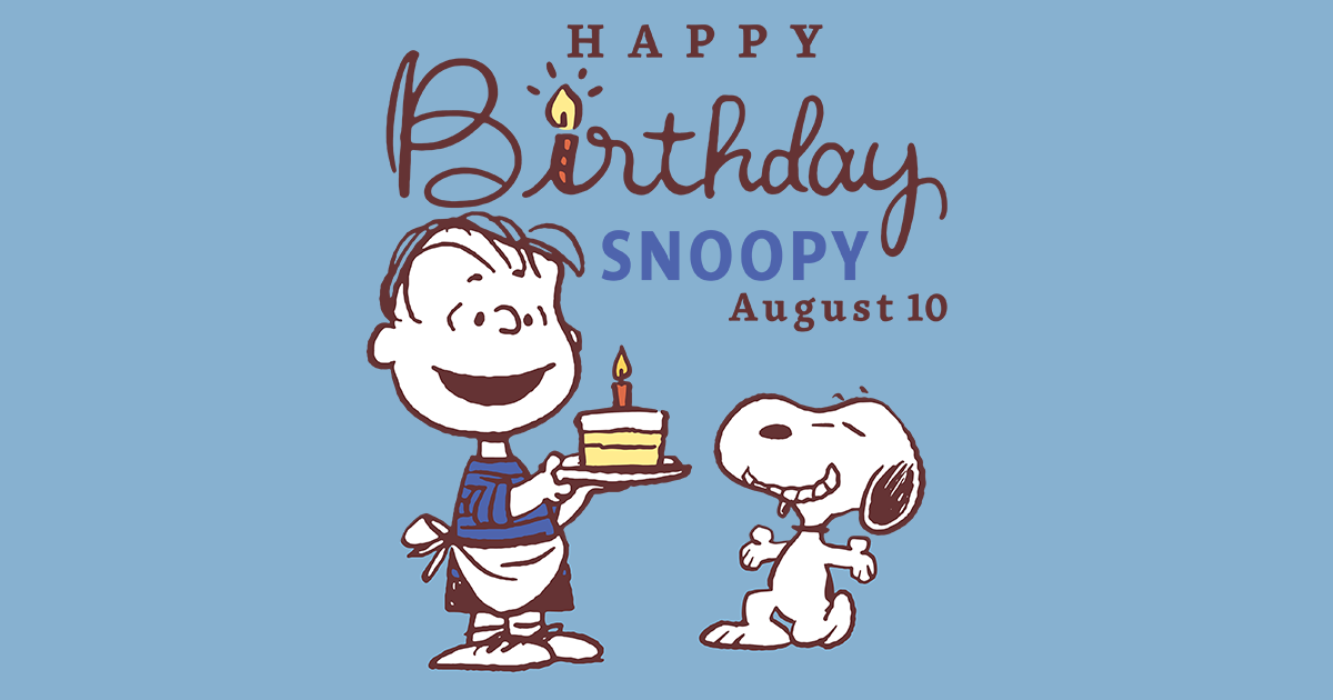 Happy Birthday Snoopy Snoopy Co Jp