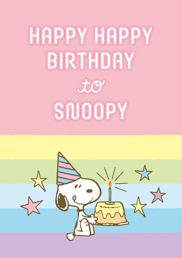 HAPPY HAPPY BIRTHDAY SNOOPY 2020 for Classic