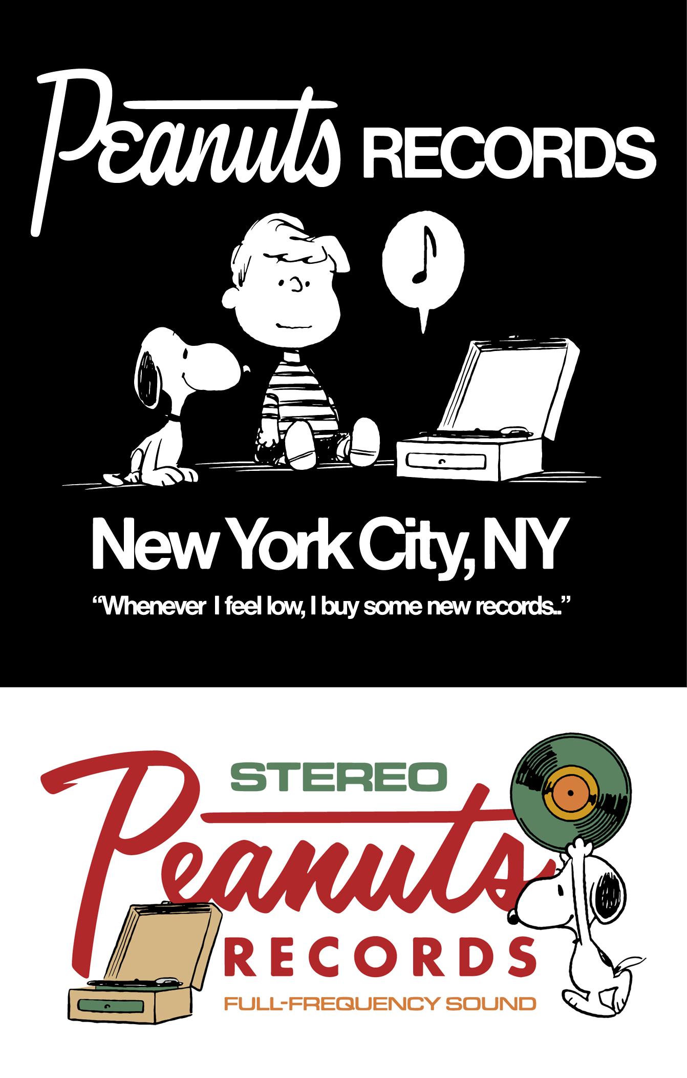 PEANUTS RECORDS  for Vintage