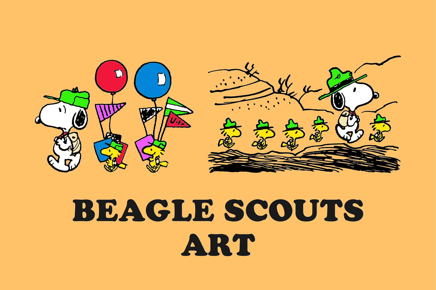 BEAGLE SCOUTS ART for Classic / for Vintage