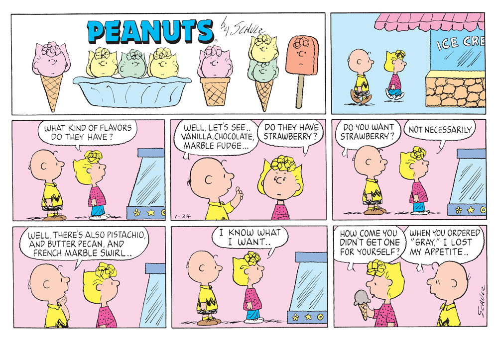 Recommended comics for food and friends.