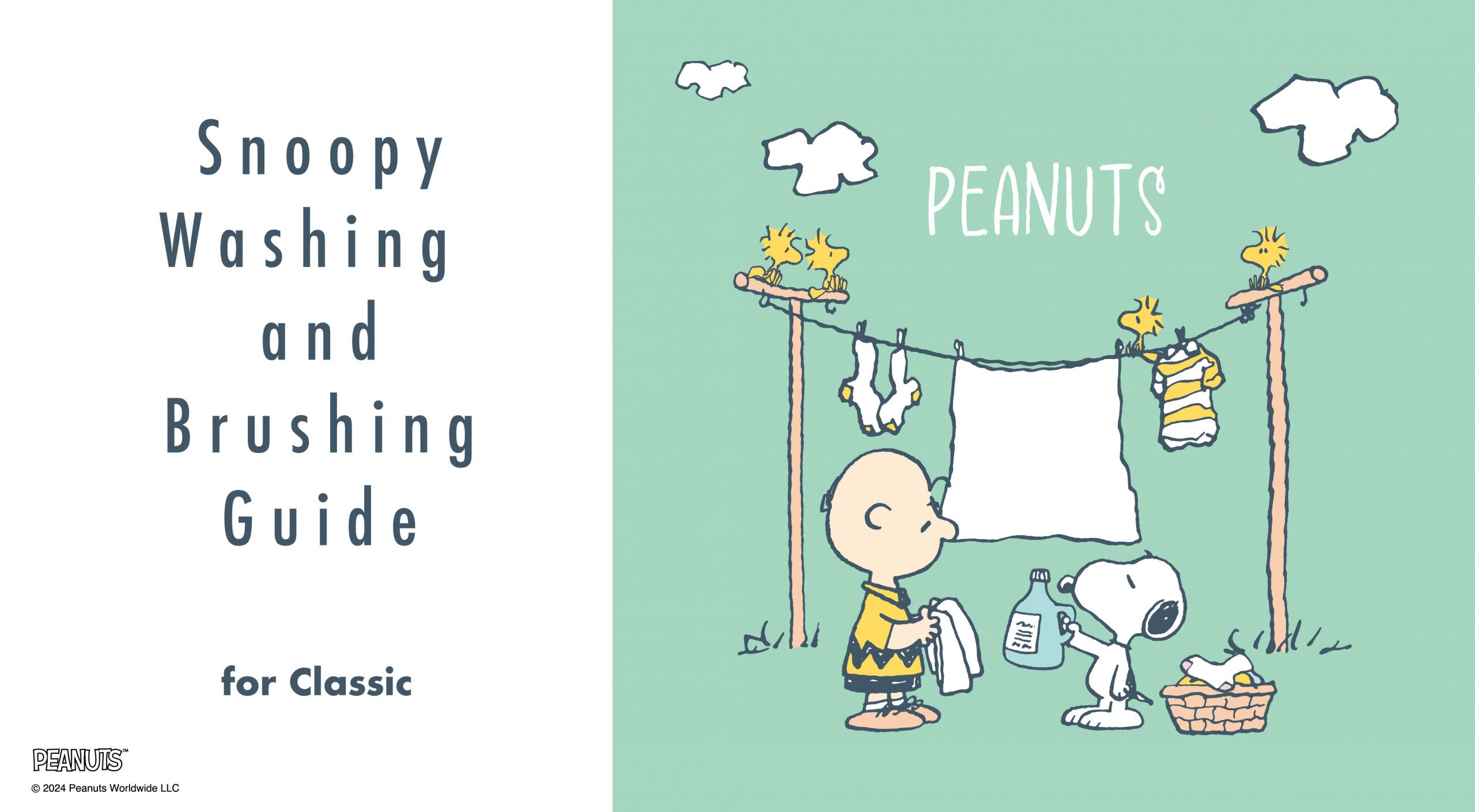 Reference Guide Snoopy Washing & Brushing