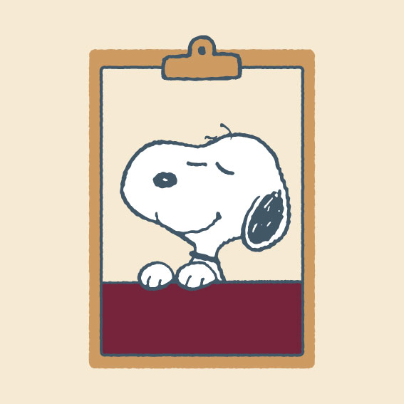 Reference Guide：_Peeking Snoopy　覗きポーズ