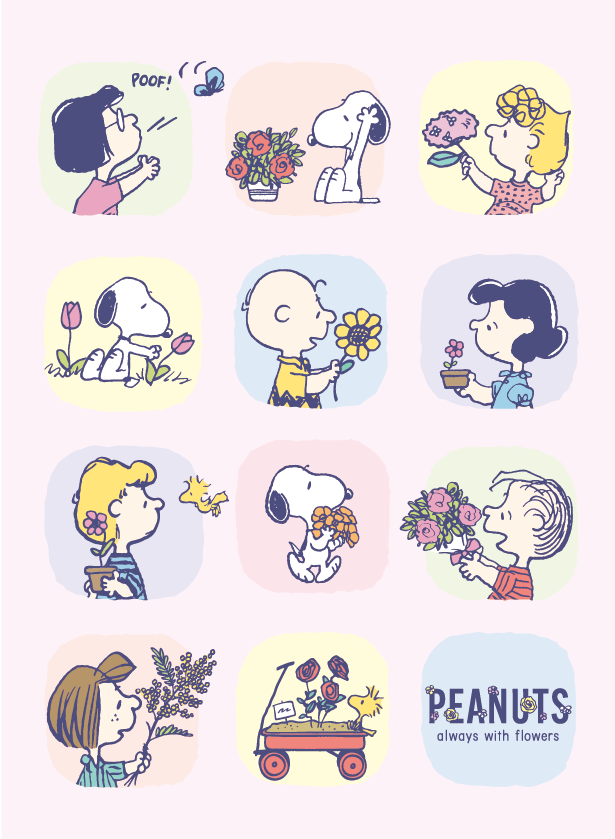 Always with flowers