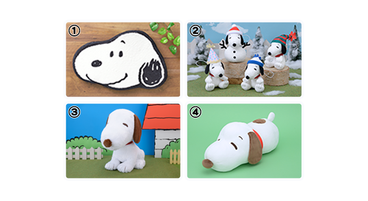 Ufoキャッチャー専用 12月登場スヌーピーグッズ 株式会社セガ インタラクティブ News Snoopy Co Jp 日本のスヌーピー 公式サイト