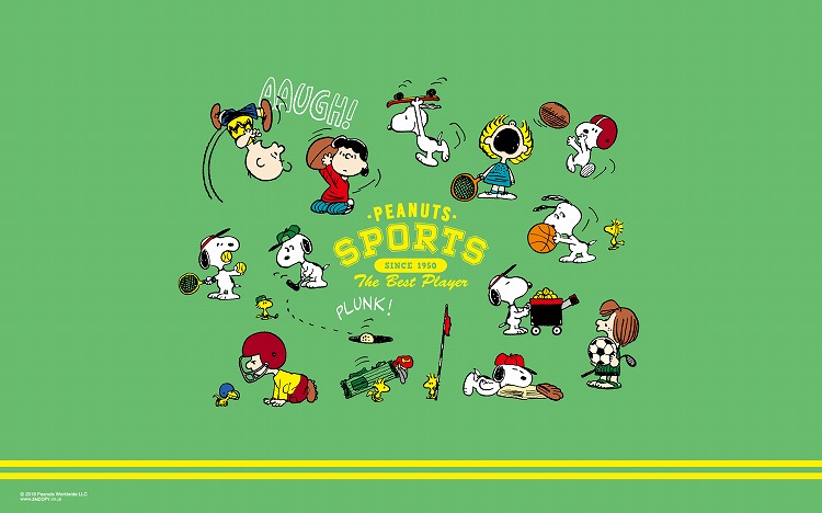 スポーツの秋 9月の壁紙 Column Snoopy Co Jp 日本のスヌーピー公式サイト