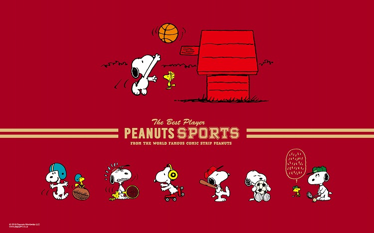 10月もスポーツの壁紙で Column Snoopy Co Jp 日本のスヌーピー公式サイト