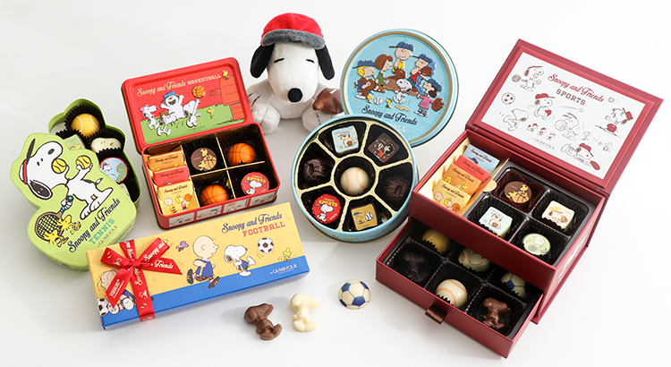 バレンタイン期間限定 スヌーピー チョコレート コレクション 全6アイテム 株式会社レガロ News Snoopy Co Jp 日本の スヌーピー公式サイト