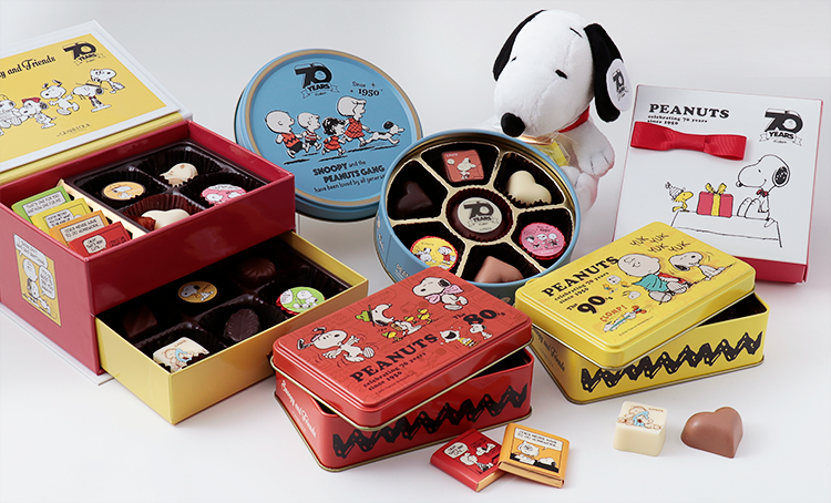 バレンタイン期間限定 スヌーピー チョコレート コレクション 全6アイテム 株式会社レガロ News Snoopy Co Jp 日本の スヌーピー公式サイト