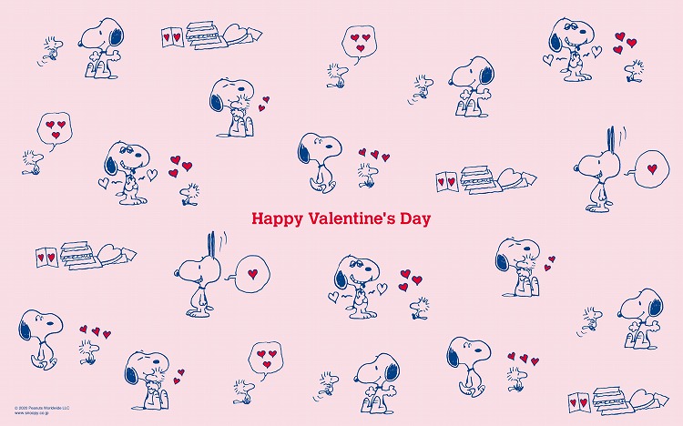 2月はバレンタインの壁紙 Column Snoopy Co Jp 日本のスヌーピー公式サイト