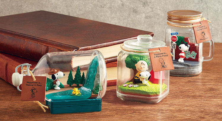 Snoopy Friends Terrarium Happiness With Snoopy 株式会社リーメント News Snoopy Co Jp 日本のスヌーピー公式サイト