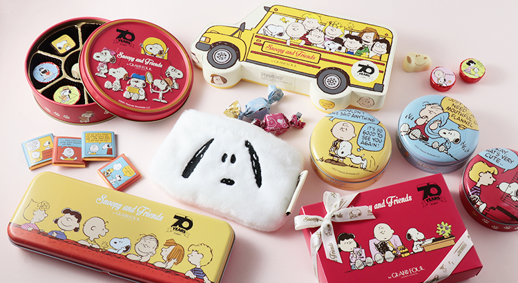 バレンタイン期間限定 スヌーピー チョコレート コレクション 全6アイテム 株式会社レガロ News Snoopy Co Jp 日本の スヌーピー公式サイト