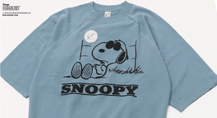 【PEANUTS×SPORTS WEAR by relume】別注 半袖スウェット | NEWS | SNOOPY.co.jp：日本の