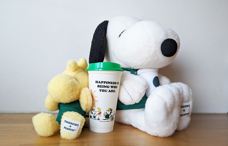 スターバックスグリーンエプロンSNOOPY